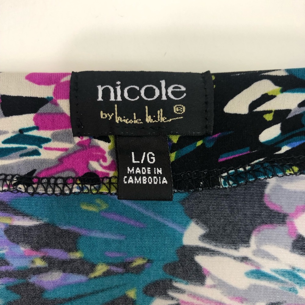 NICOLE MILLER Designer Abstract Blouse - Picture 4 of 4